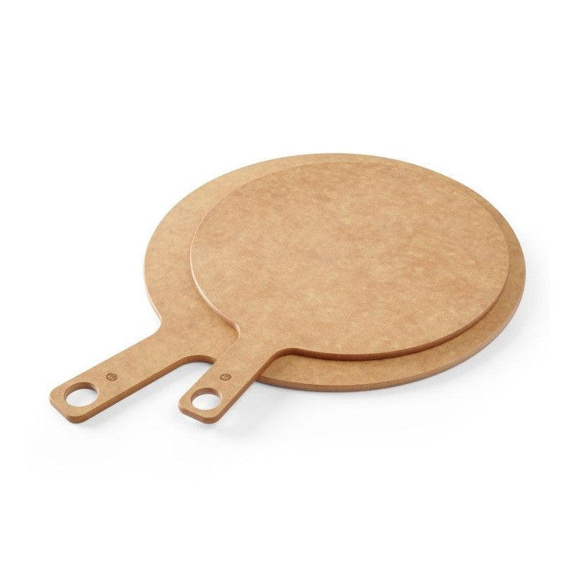 HENDI Pizzabrett mit Griff – Ø 406 mm, Holzfaser HENDI