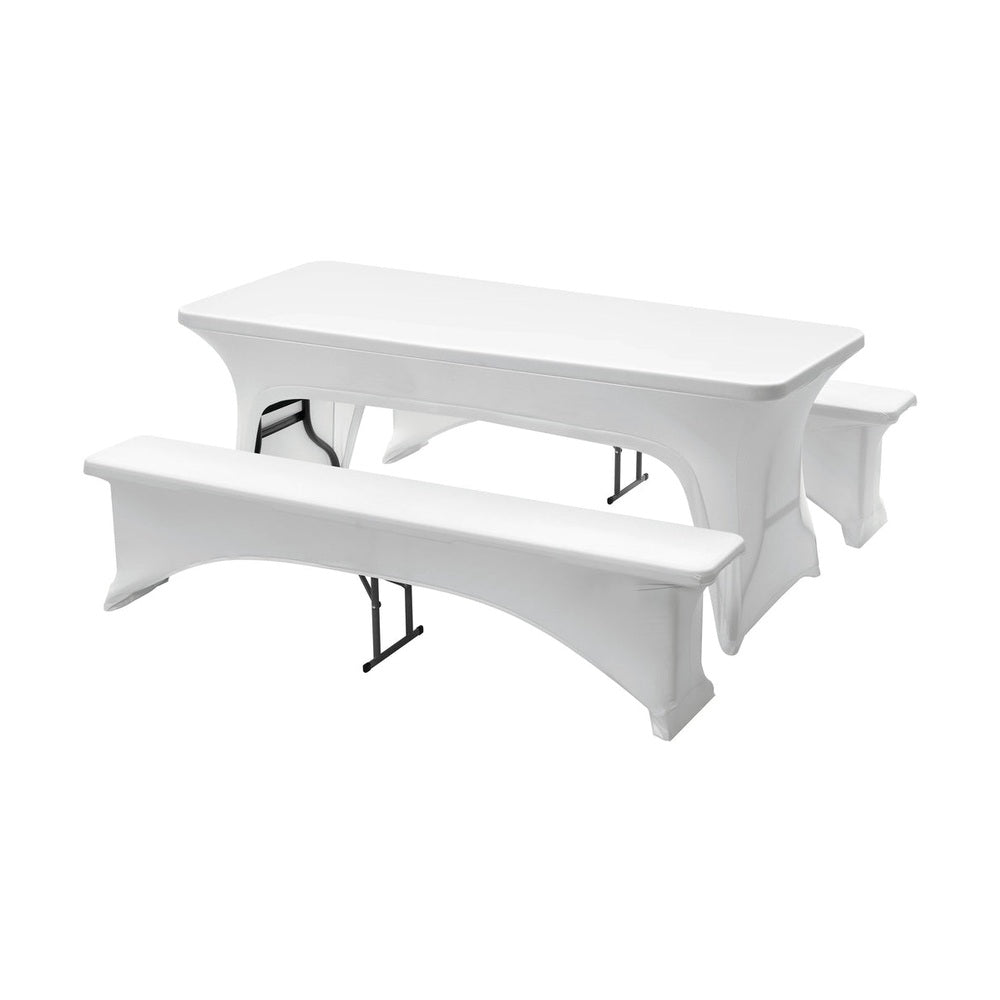 Bartscher Hussen-Set Multi 1830-W – 1 Tisch- und 2 Bank-Hussen Bartscher