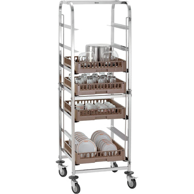 Bartscher Wash Rack Trolley ASP700 – 7 wash baskets 500 × 500 mm