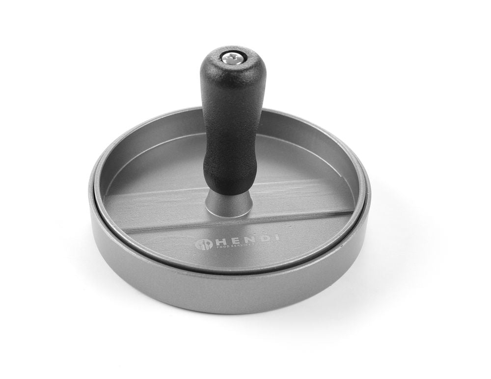 HENDI Hamburgerpresse – für Patties Ø 115 mm, Aluminium HENDI