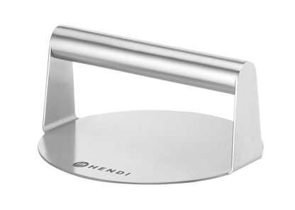HENDI Smash Burger-Presse Kitchen Line – Ø 160 mm, Edelstahl