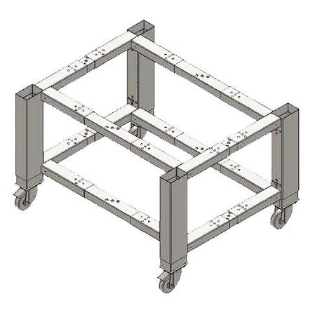 Offener Unterbau zu SuperTop 635L Bartscher