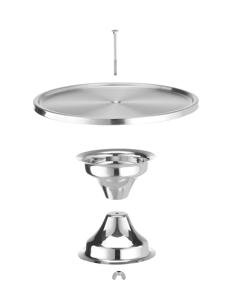HENDI Tortenständer Ø 322 mm – Edelstahl, spülmaschinengeeignet