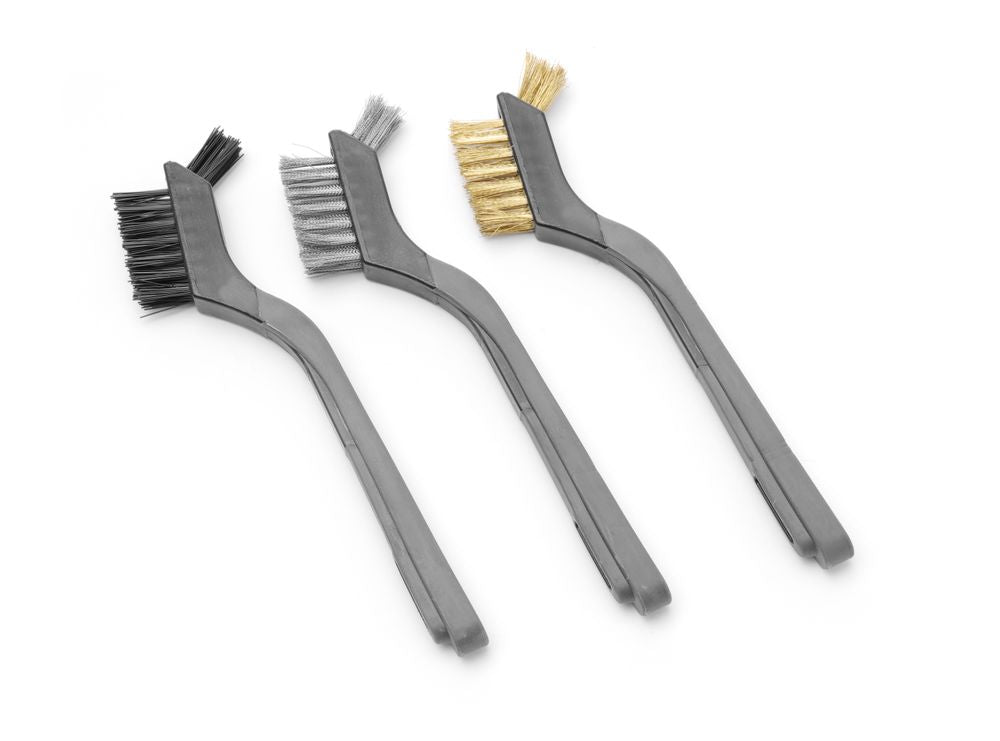 HENDI Drahtbürsten-Set schmal – 3 Stk., 178 mm