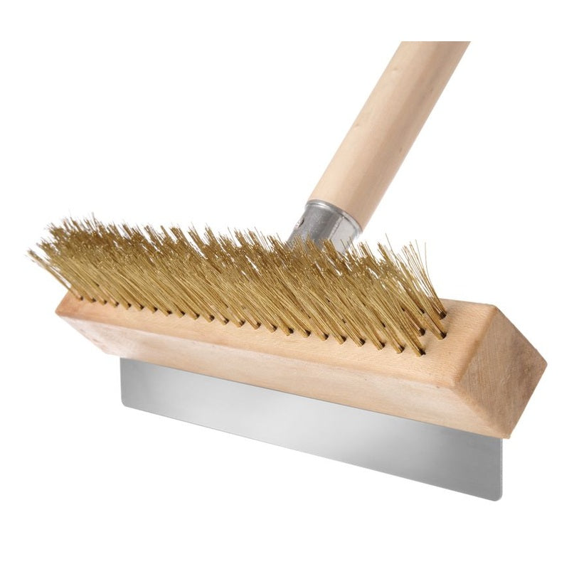 HENDI Reinigungsbürste für Pizzaöfen – Messingdraht, 930 × 260 mm HENDI