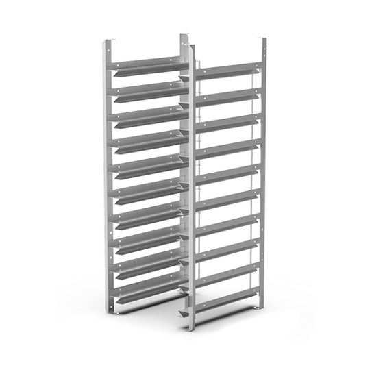 Bartscher Auflageschienen, 10 Einschübe – GN 1/1 oder 600 × 400 Bartscher