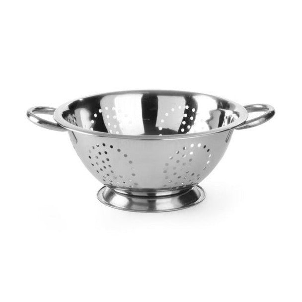 HENDI Seiher Kitchen Line – Ø 340 mm, Edelstahl, mit Untersatz HENDI