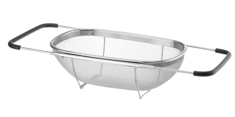 HENDI Spülbecken-Sieb verlängerbar – Edelstahl, bis 545 mm Becken HENDI