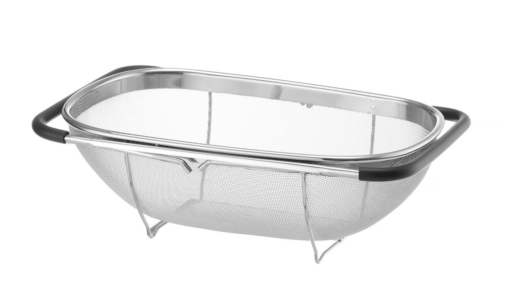 HENDI Spülbecken-Sieb verlängerbar – Edelstahl, bis 545 mm Becken HENDI