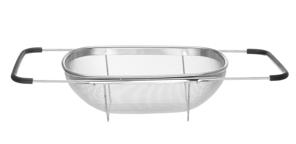 HENDI Spülbecken-Sieb verlängerbar – Edelstahl, bis 545 mm Becken HENDI