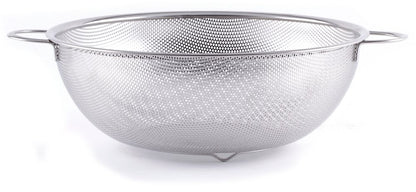 HENDI Gemüsesieb – Ø 315 mm, Edelstahl, mit Untersatz