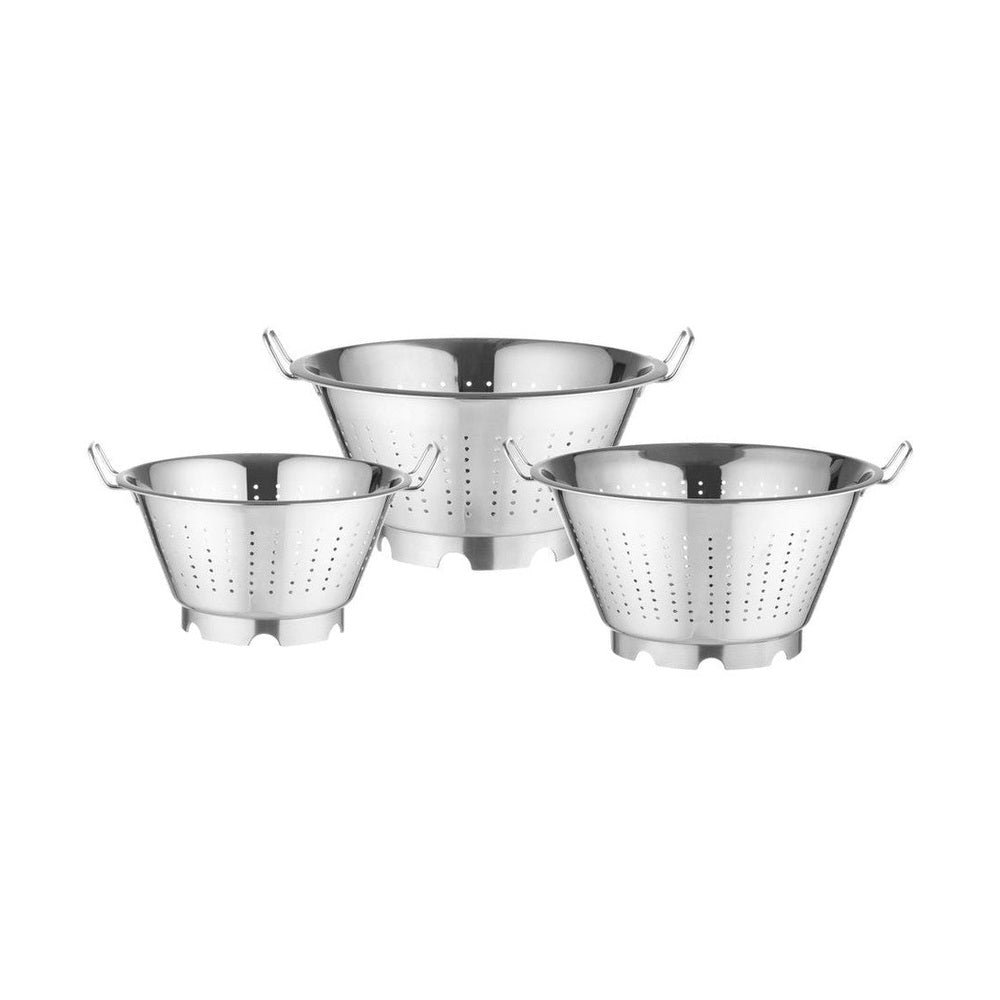 HENDI Seiher Profi Line – Ø 365 mm, Edelstahl, mit Untersatz HENDI