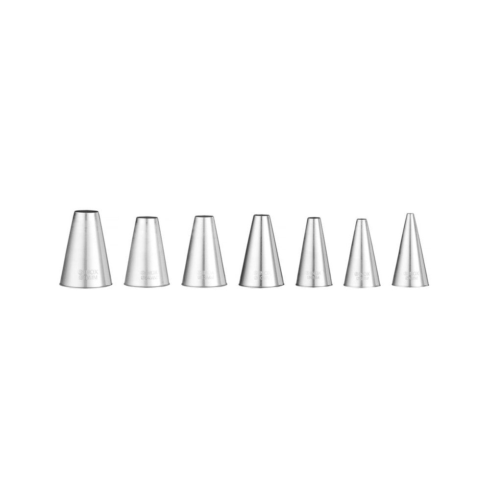 HENDI Spritztüllen rund – 7er-Set, Ø 4–16 mm