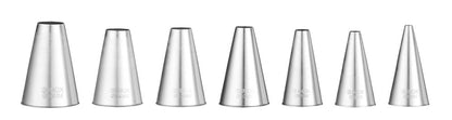 HENDI Spritztüllen rund – 7er-Set, Ø 4–16 mm