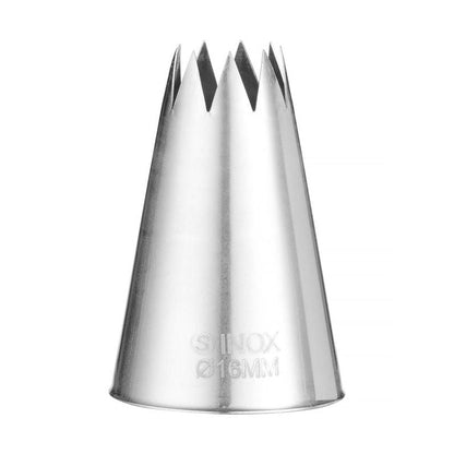 HENDI Spritztüllen Stern – 7er-Set, Ø 6–18 mm