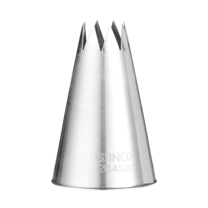 HENDI Spritztüllen Stern – 7er-Set, Ø 6–18 mm