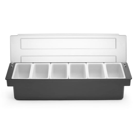 Zutatenbox – 6 Behälter, BarUp, 480x150x H 100mm BarUp