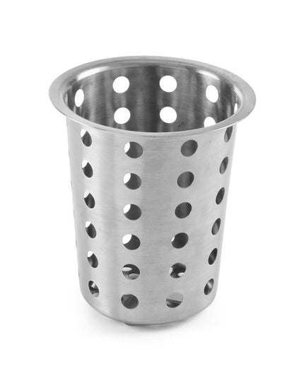 HENDI Besteckköcher Edelstahl – Ø 97 mm, Höhe 137 mm