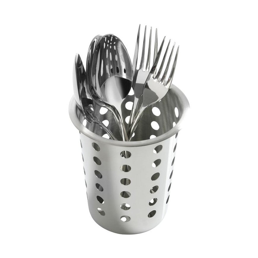 HENDI Besteckköcher Edelstahl – Ø 97 mm, Höhe 137 mm