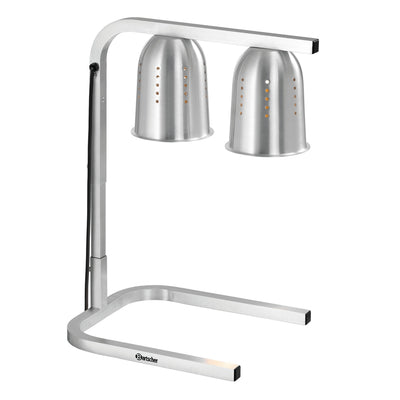 Bartscher Infrarot-Wärmebrücke 2WL550 – 2 Lampen, höhenverstellbar