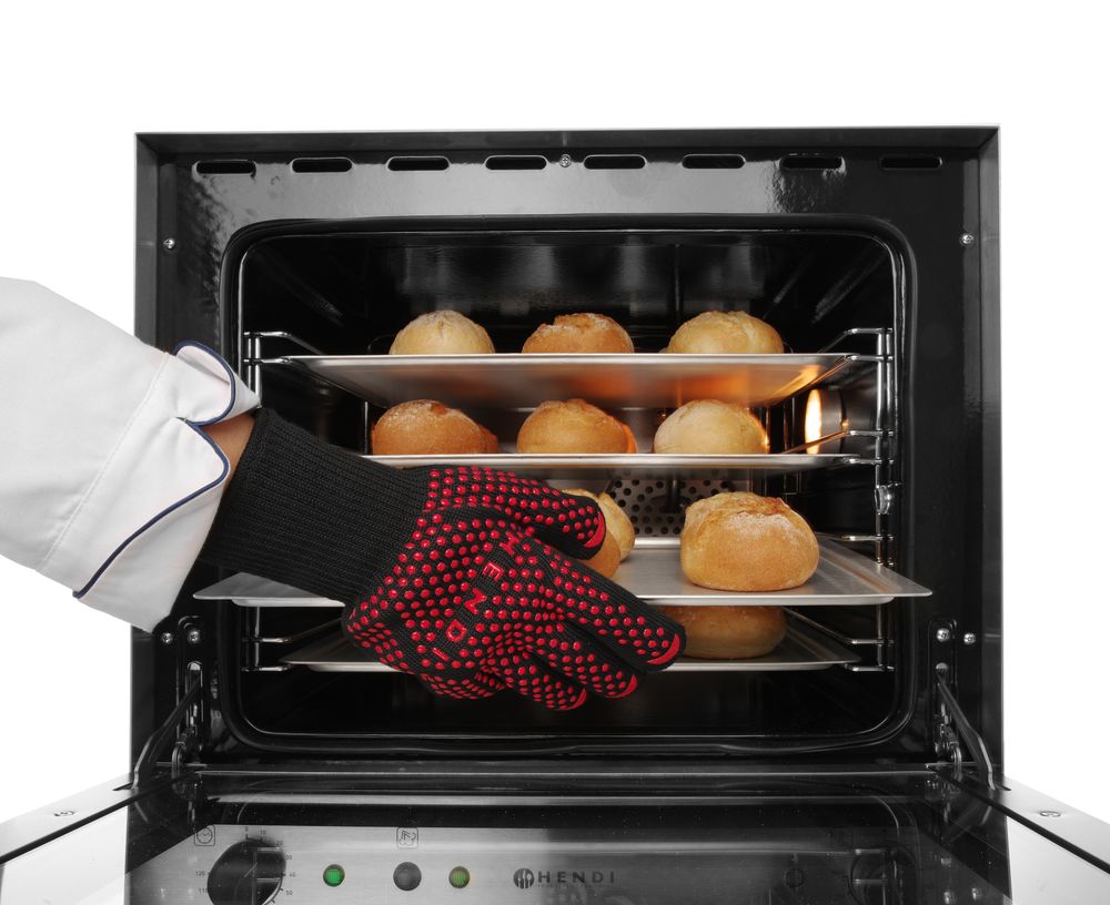 HENDI Grillhandschuhe hitzebeständig – 2 Stück, 300 mm