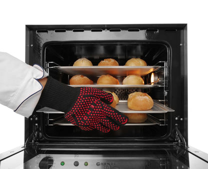 HENDI Grillhandschuhe hitzebeständig – 2 Stück, 300 mm