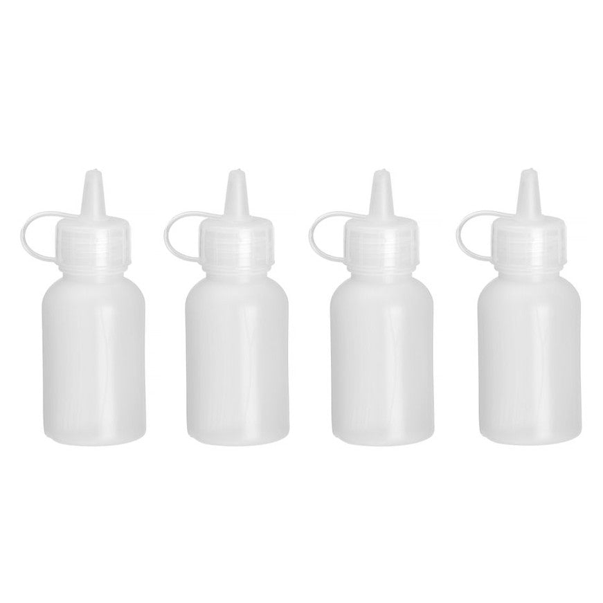 HENDI Mini-Saucenspender 4er-Set – 50 ml, transparent HENDI
