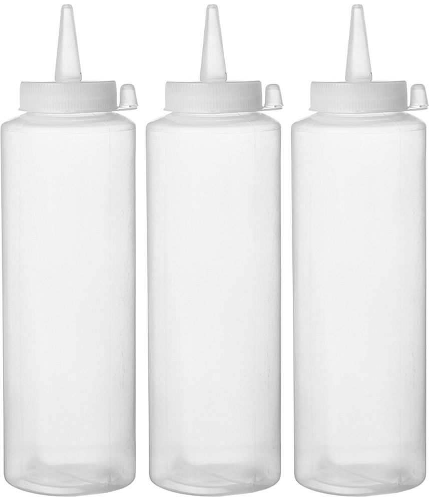 HENDI Spenderflaschen 3er-Set – 3 × 0,2 L, transparent