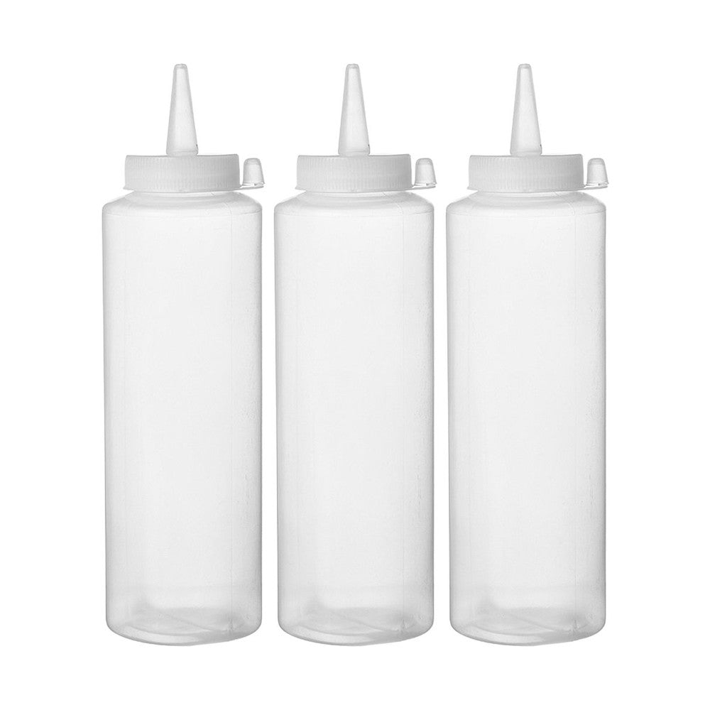 HENDI Spenderflaschen 3er-Set – 3 × 0,2 L, transparent HENDI