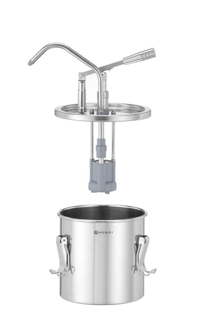 HENDI Saucenspender Edelstahl – 4,5 L, einzeln