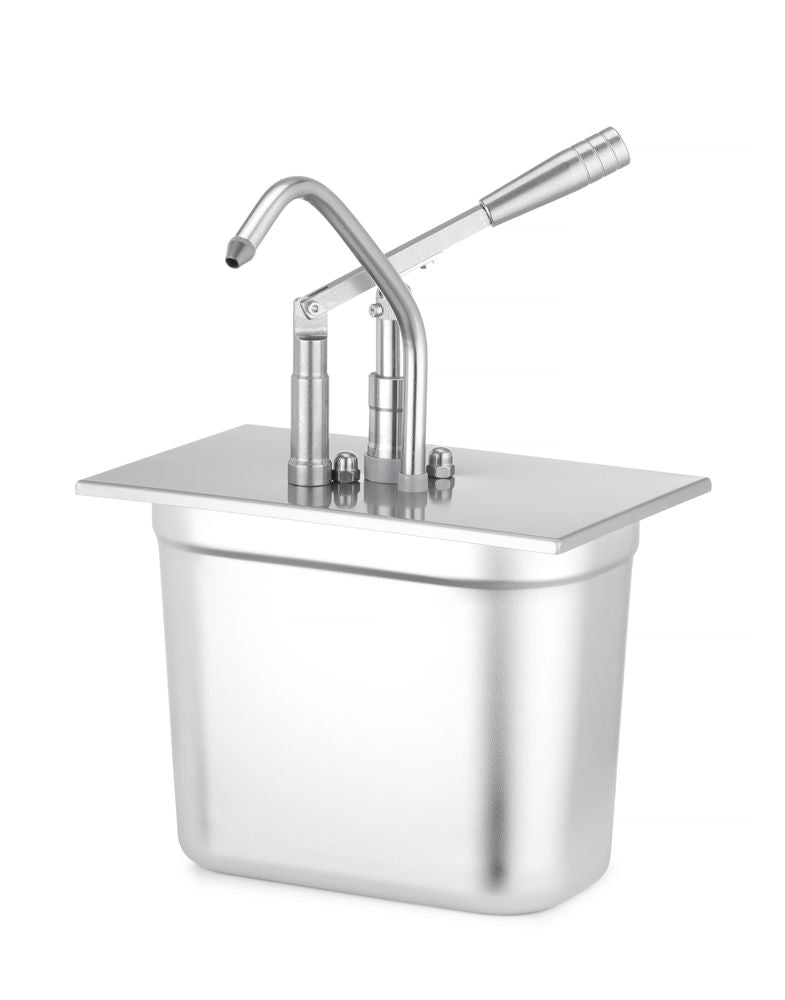 HENDI Deckel mit Spender GN 1/4 – Edelstahl 18/8