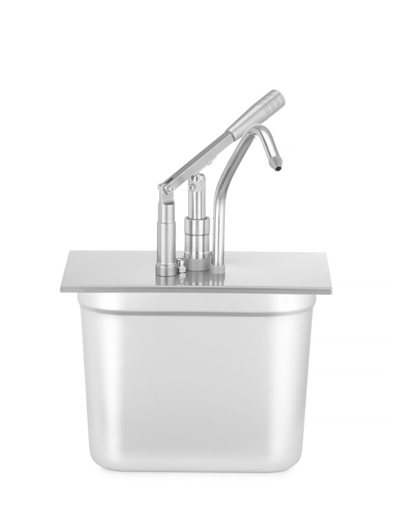 HENDI Deckel mit Spender GN 1/4 – Edelstahl 18/8