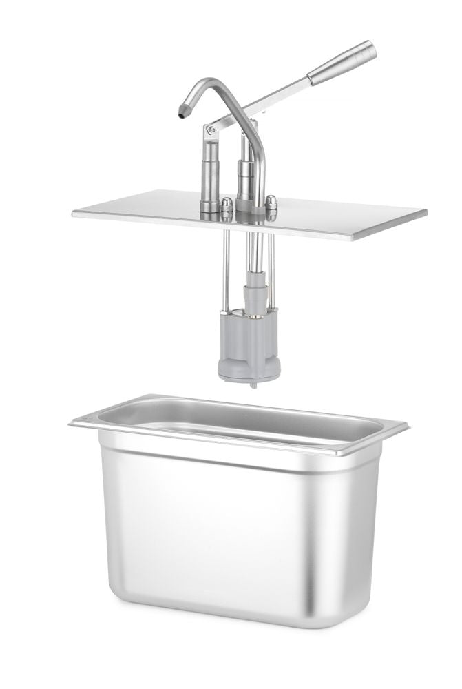 HENDI Deckel mit Spender GN 1/3 – Edelstahl 18/8