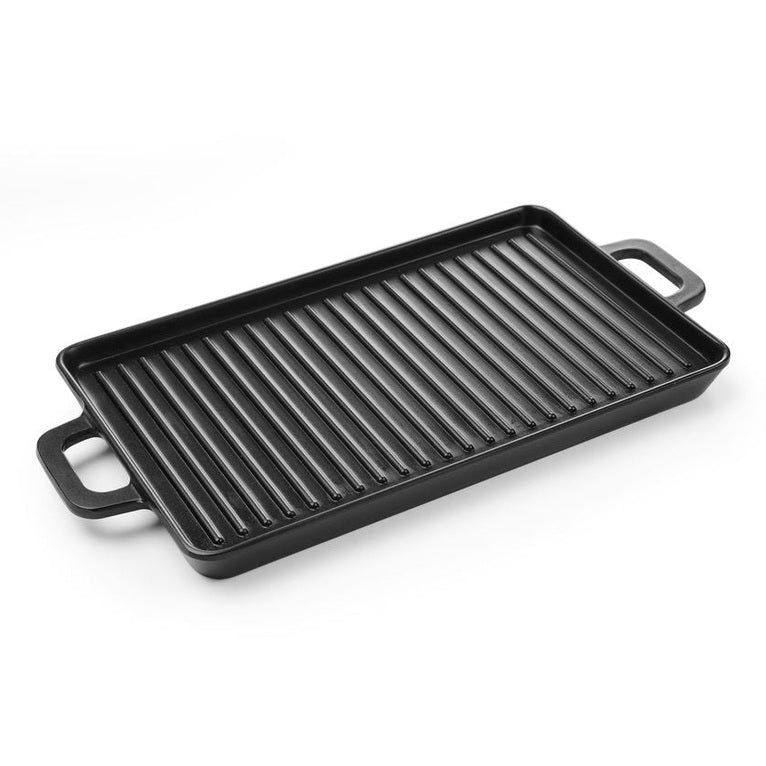 Miniatur-Grillplatte, HENDI, Schwarz, 320x162x H 20mm HENDI