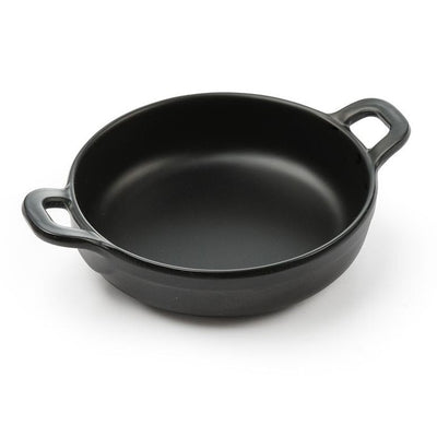 HENDI Miniature Frying Pan Melamine Black 189×147×37 mm