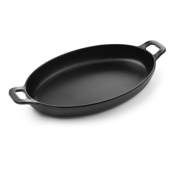 Miniatur-Pfanne, oval, Fine Dine, Schwarz, 263x140x H 37mm Fine Dine