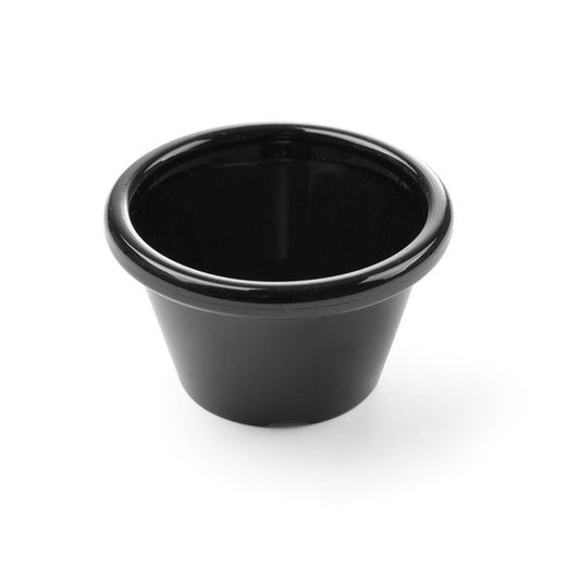 Auflaufförmchen - 12 Stk., HENDI, 0,045L, Schwarz, 12 Stk., ⌀60x H 35mm HENDI