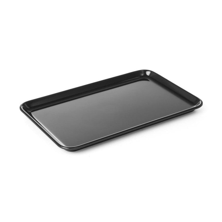 HENDI Auslageplatte – 350 × 240 mm, schwarzes Melamin HENDI