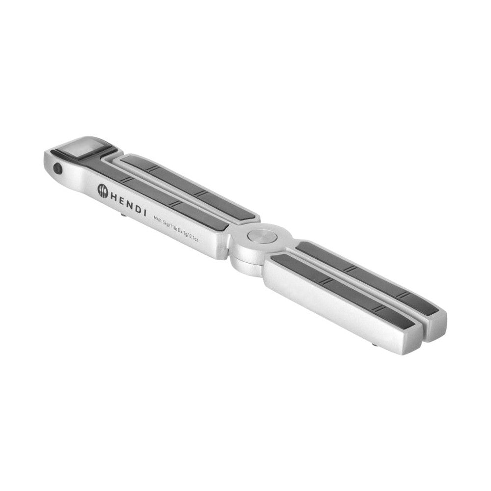 HENDI Küchenwaage zusammenklappbar – digital, bis 5 kg