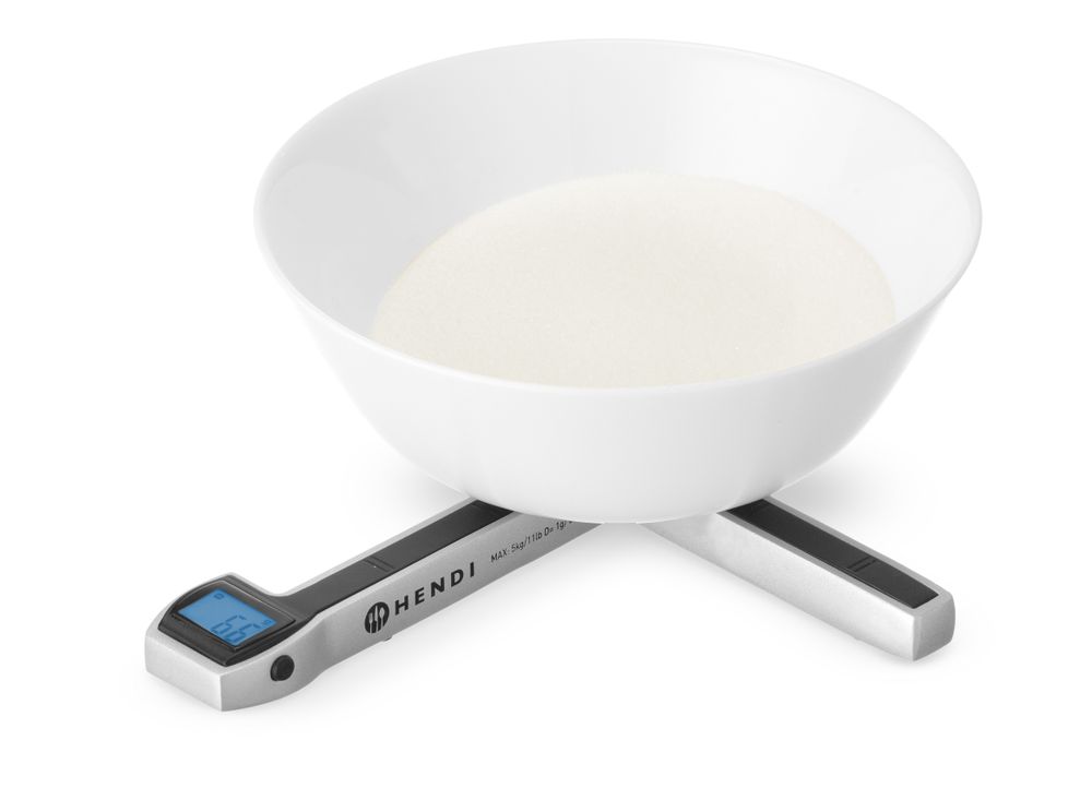 HENDI Küchenwaage zusammenklappbar – digital, bis 5 kg