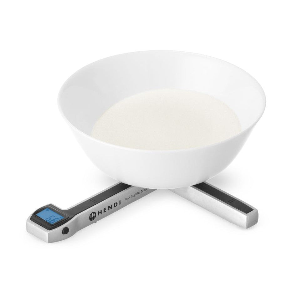HENDI Küchenwaage zusammenklappbar – digital, bis 5 kg