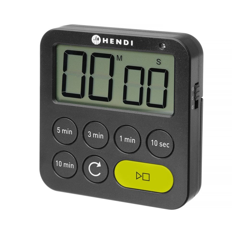 Timer, HENDI, Schwarz, 82x20x(H)88mm