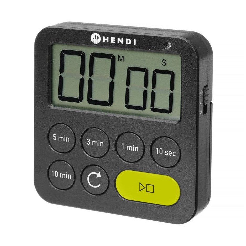 Timer, HENDI, Schwarz, 82x20x H 88mm HENDI