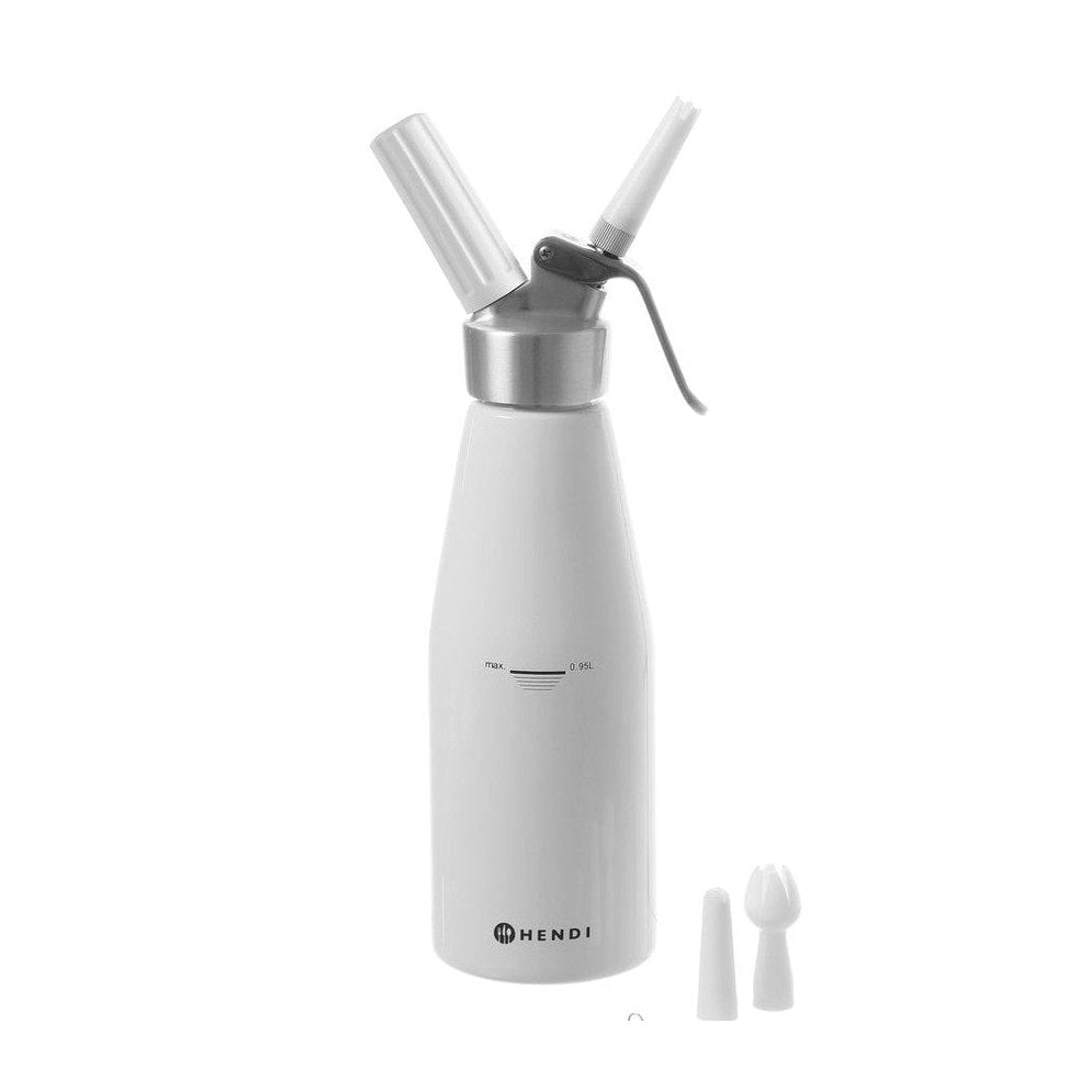 HENDI Sahnespender Kitchen Line – 0,5 L, weiss HENDI