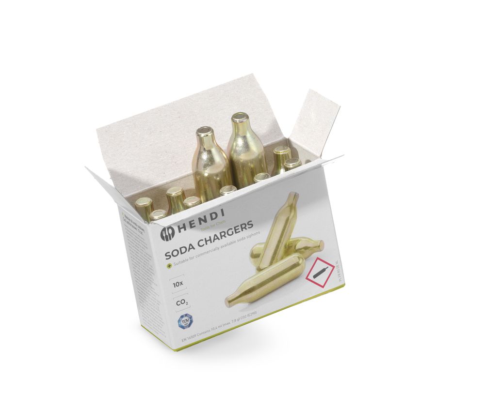 HENDI Soda-Kapseln BarUp – 7,8 g CO₂, 10 Stück HENDI