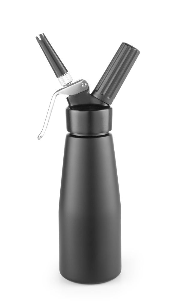 HENDI Sahnespender Kitchen Line – 0,5 L, schwarz