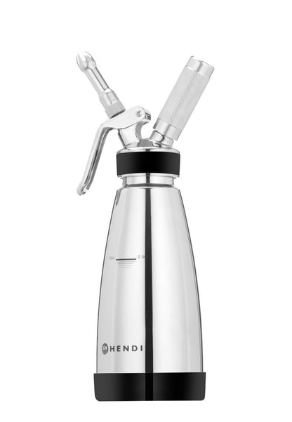 HENDI Thermo-Sahnespender 0,5 L – doppelwandig, heiss und kalt