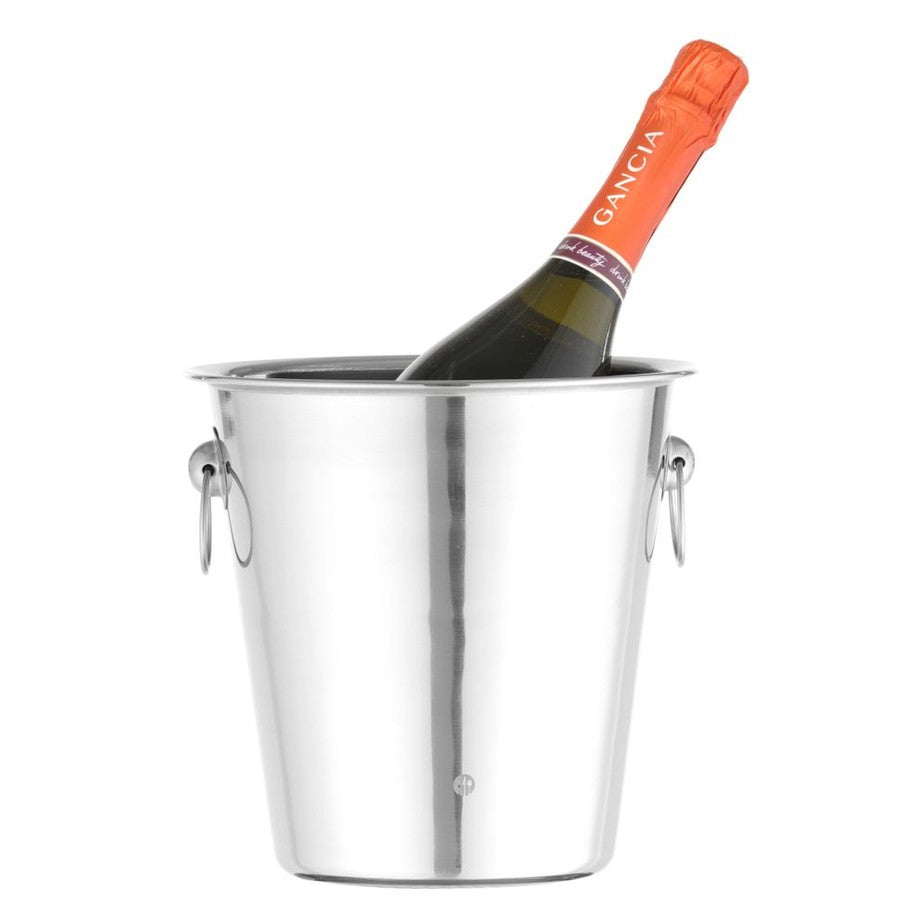 BarUp Champagnerkühler 3,3 Liter – Edelstahl, Ringgriffe BarUp