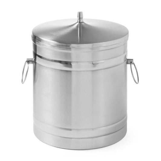 Eiskübel doppelwandig, BarUp, 5L, Silber, ⌀200x H 230mm BarUp