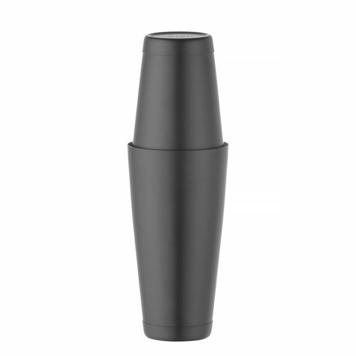 Tin-on-Tin Boston Shaker, BarUp, 0,8L, Schwarz, ⌀90mm BarUp